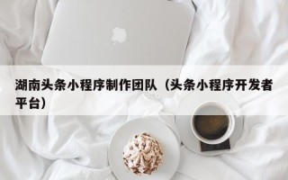 乐平湖南头条小程序制作团队（头条小程序开发者平台）